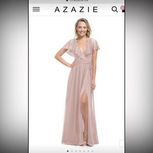 Azazie jael vintage rose size A2